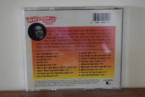 Bill Withers ‎– Lean On Me: The Best Of Bill Withers