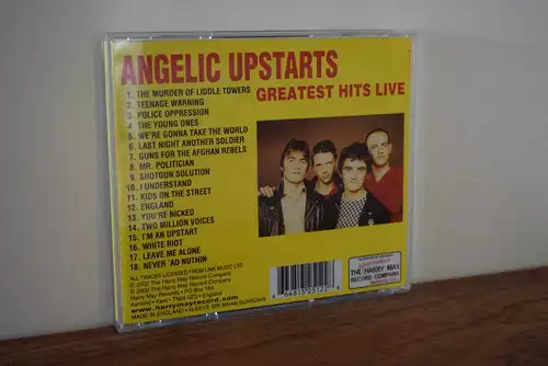 Angelic Upstarts ‎– Greatest Hits Live