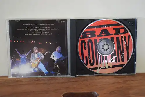 Bad Company  ‎– The Best Of Bad Company Live...What You Hear Is What You Get