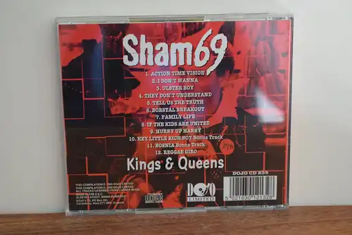 Sham 69 ‎– Kings & Queens