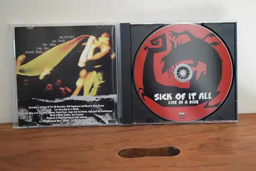 Sick Of It All ‎– Live In A Dive