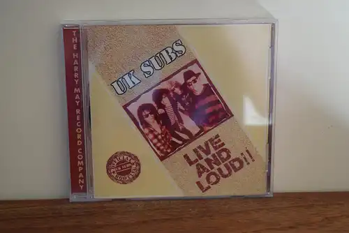 UK Subs ‎– Live And Loud!!