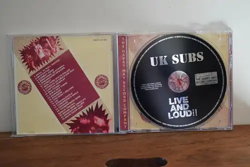 UK Subs ‎– Live And Loud!!