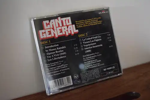 Theodorakis / Neruda ‎– Canto General