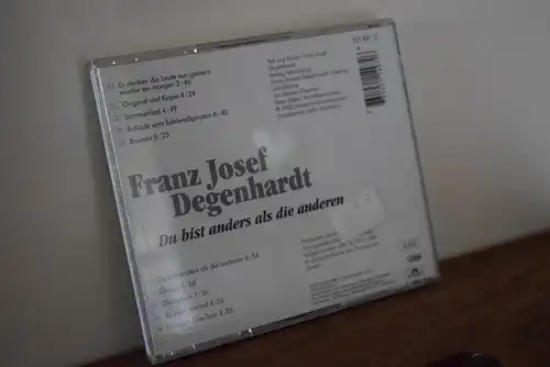 Franz Josef Degenhardt ‎– Du Bist Anders Als Die Andern