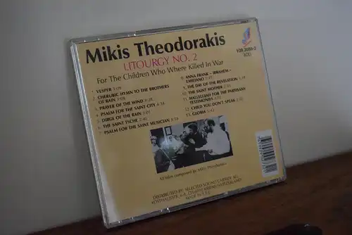 Mikis Theodorakis ‎– Litourgy No. 2 - For The Children Who Were Killed In War
