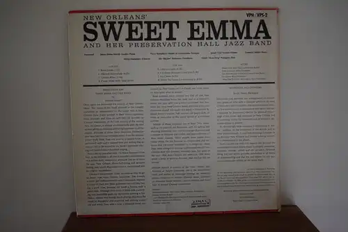 New Orleans' Sweet Emma And Her Preservation Hall Jazz Band ‎– New Orleans' Sweet Emma And Her Preservation Hall Jazz Band