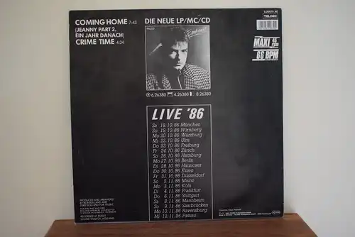Falco ‎– Coming Home (Jeanny Part 2, Ein Jahr Danach)