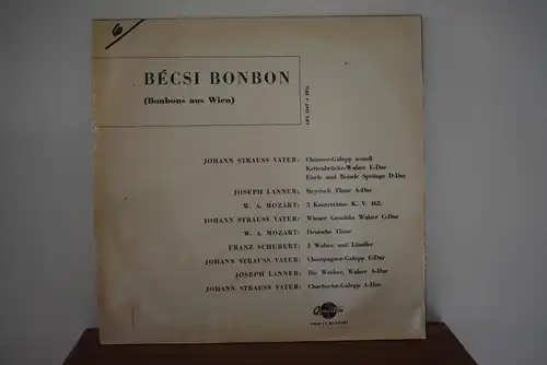 Johann Strauss, Josef Lanner, W. A. Mozart, Franz Schubert, Willi Boskovsky ‎– Bécsi Bonbon