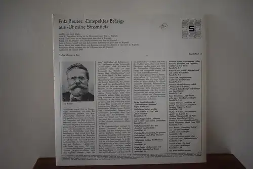 Fritz Reuter ‎– Entspekter Bräsig