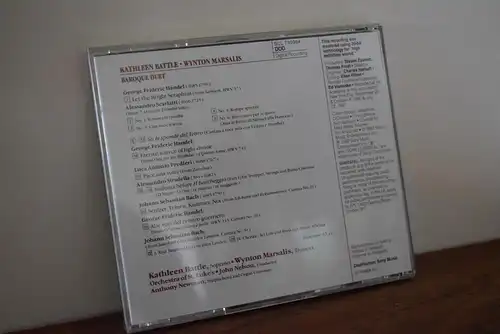 Kathleen Battle • Wynton Marsalis ‎– Baroque Duet