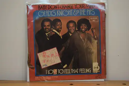 Gladys Knight & The Pips ‎– Baby Don't Change Your Mind