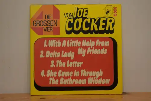 Joe Cocker ‎– Die Grossen Vier "Schönes Sammlerstück , seltene Doppel Single in Gatefold Cover , top Zustand "