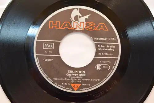 Eruption – One Way Ticket