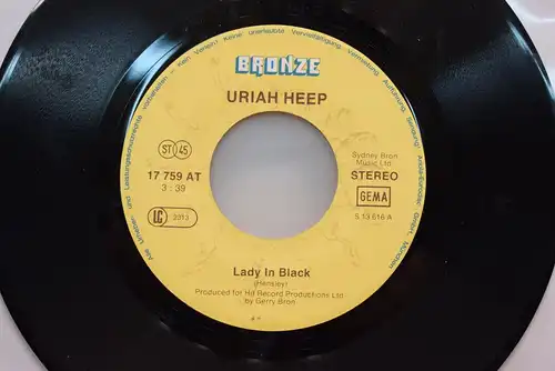 Uriah Heep ‎– Lady In Black