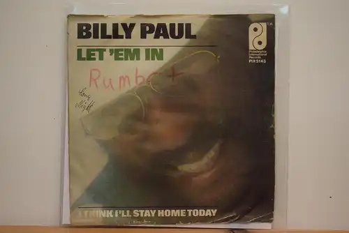 Billy Paul ‎– Let 'Em In