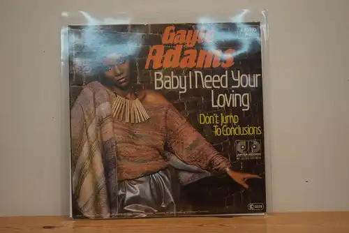Gayle Adams ‎– Baby I Need Your Loving