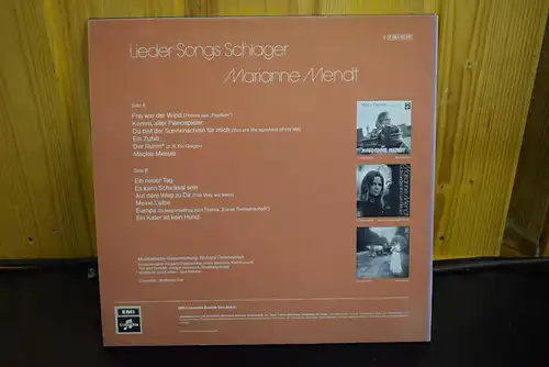 Marianne Mendt ‎– Lieder Songs Schlager