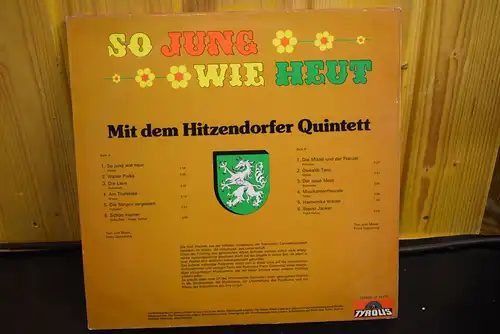 Hitzendorfer Quintett ‎– So Jung Wie Heut