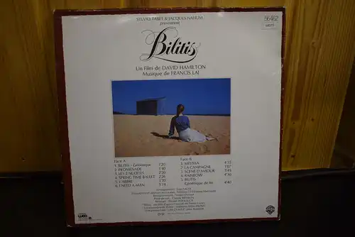 Francis Lai ‎– Bilitis (Bande Originale Du Film)