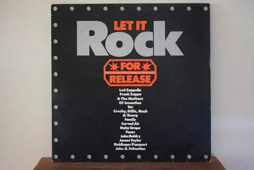 Let It Rock For Release "Schöner Rocksampler , Led Zeppelin , Frank Zappa , Yes u.a. von 1971 , Top Zustand"
