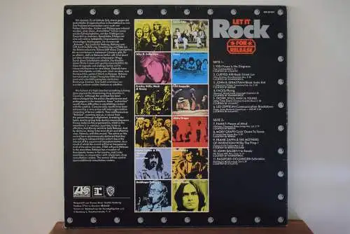 Let It Rock For Release "Schöner Rocksampler , Led Zeppelin , Frank Zappa , Yes u.a. von 1971 , Top Zustand"
