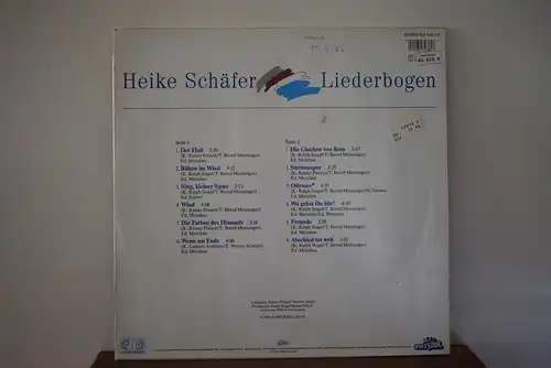 Heike Schäfer ‎– Liederbogen