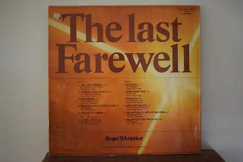 Roger Whittaker ‎– The Last Farewell