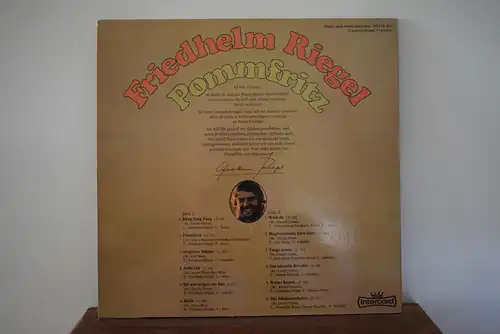 Friedhelm Riegel ‎– Pommfritz