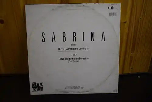 Sabrina ‎– Boys (Summertime Love)