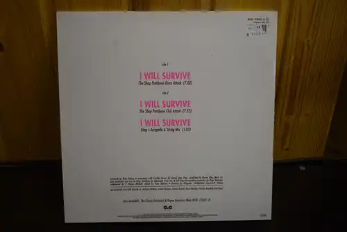 Gloria Gaynor ‎– I Will Survive (The Shep Pettibone Club Remixes)