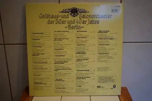 Caféhaus- Und Salonorchester Der 30er Und 40er Jahre - Berlin