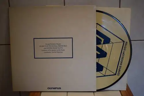 Georg Friedrich Händel – Feuerwerksmusik Und Wassermusik " Seltene Werbe Bildplatte der Fa. Olympus "