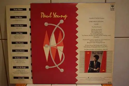 Paul Young ‎– Come Back And Stay / Yours (Extended Club Mix Versions)