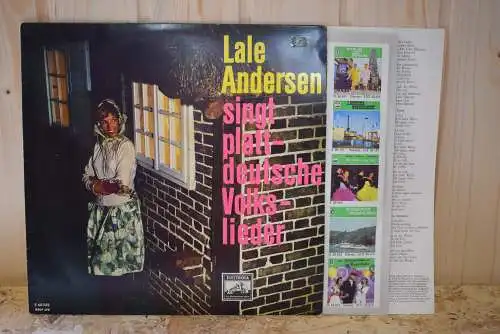 Lale Andersen ‎– Lale Andersen Singt Plattdeutsche Volkslieder " Sammlerstück , historische Aufnahme auf 10 Zoll Platte von 1961 in sehr gutem Zustand "