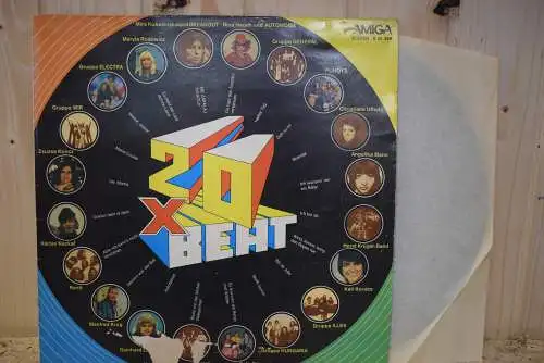 20 × Beat " Seltener Sampler der DDR Rock/Pop Szene incl. Nina Hagen "