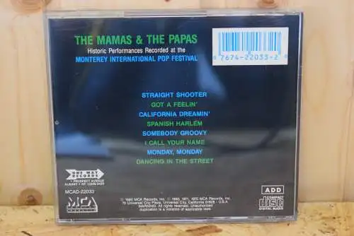 The Mamas & The Papas ‎– Historic Performances Recorded At The Monterey International Pop Festival