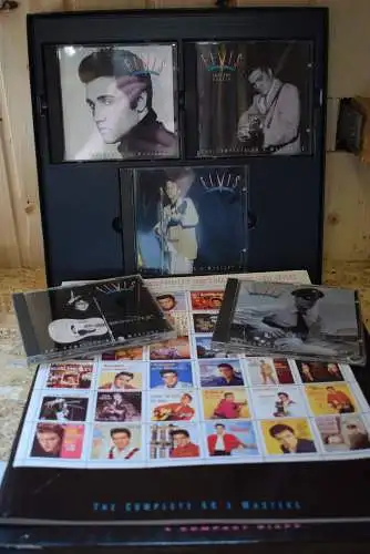Elvis ‎– The King Of Rock 'N' Roll (The Complete 50's Masters) " Umfangreiches Box Set mit großem Booklet und Briefmarkenbogen ,Top Zustand"