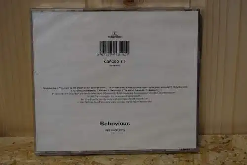 Pet Shop Boys ‎– Behaviour