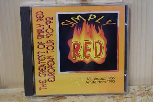 Simply Red ‎– The Greatest Of Simply Red From European Tour '90 - '92 (Live Montreaux 1986, Amsterdam 1990)