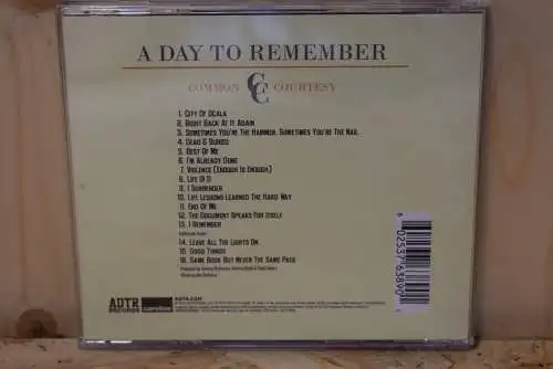 A Day To Remember ‎– Common Courtesy