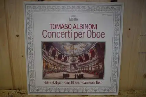 Tomaso Albinoni - Heinz Holliger, Hans Elhorst, Camerata Bern ‎– Concerti Per Oboe