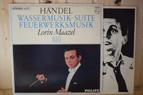 Händel - Lorin Maazel, RSO Berlin ‎– Wassermusik-Suite / Feuerwerksmusik