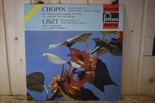 Chopin / Liszt - Willem Van Otterloo, Alexander Uninsky, Philharmonisches Orchester Den Haag, László Somogyi, Yuri Boukoff, Wiener Symphoniker – Klavierkonzert Nr. 2 F-moll Op.21 / Klavierkonzert Nr. 2 A-Dur