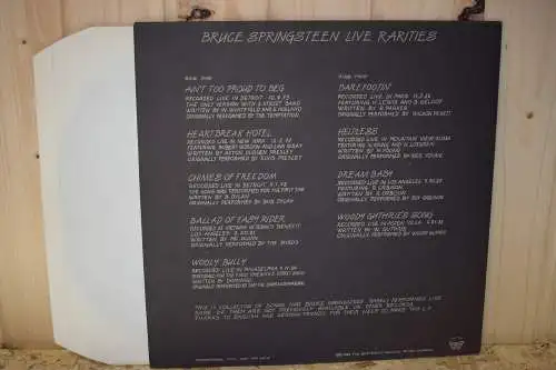 Bruce Springsteen – Live Rarities" Promo Pressung , absolutes Sammlerstück in Kleinserie , made in Holland "