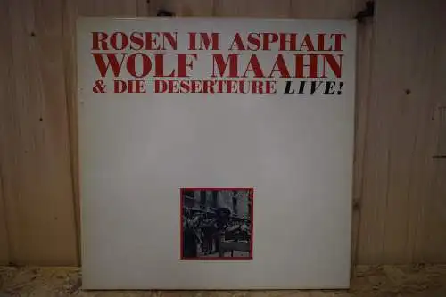 Wolf Maahn & Die Deserteure ‎– Rosen Im Asphalt "3LP Box , Schallplatten in Top Zustand "