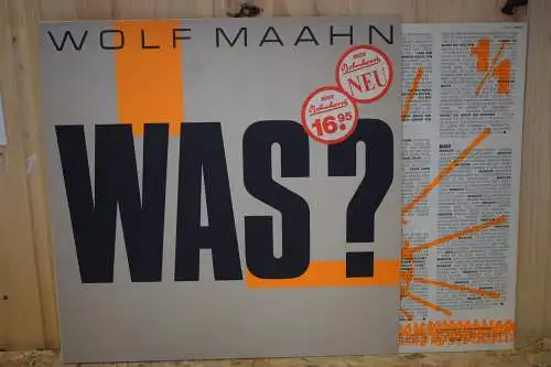 Wolf Maahn ‎– Was?