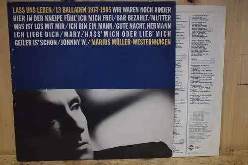Marius Müller-Westernhagen – Lass Uns Leben / 13 Balladen 1974-1985