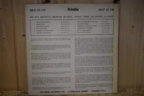 Big Bill Broonzy ; Sonny Terry ; Brownie McGhee & Woody Guthrie ‎– Whoopin' & Hollerin'