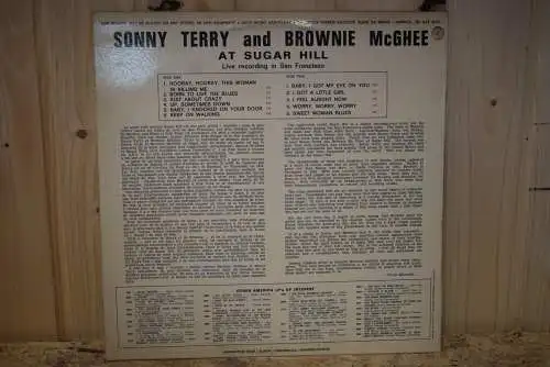 Sonny Terry And Brownie Mc Ghee ‎– At Sugar Hill